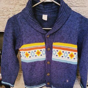 Knitted Blue sweater